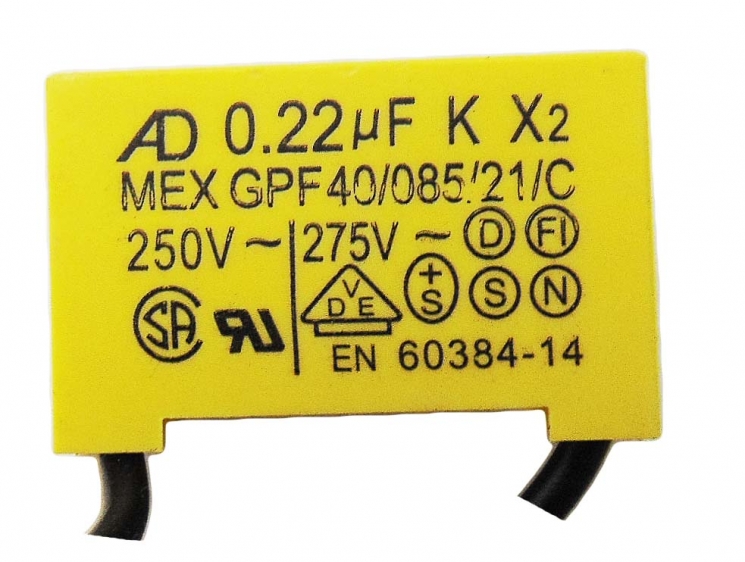 Конденсатор 0,22 µF