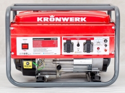 Генератор бензиновый LK 3500,2,8 кВт, 220В, бак 15 л, ручной старт// KRONWERK
