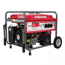 Генератор бензиновый LK 7500E, 6,5 кВт, 220В, бак 25 л, электростартер KRONWERK
