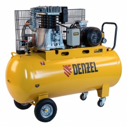 Компрессор воздушный ременный привод BCI4000-T/200, 4,0 кВт, 200 литров, 690 л/мин// Denzel